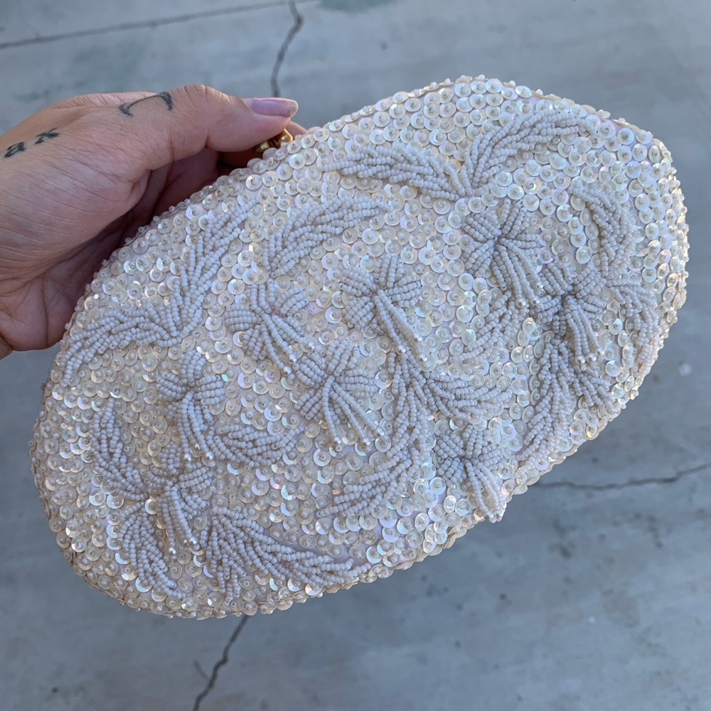 Vintage beaded clutch
